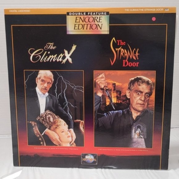The Climax The Strange Door Double Feature Boris Karlof Digital Laserdisc - Picture 1 of 8
